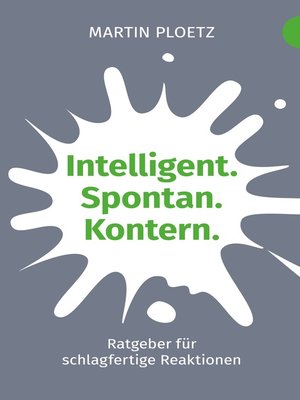 cover image of Intelligent. Spontan. Kontern.